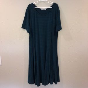 Lush Striped T-shirt Dress